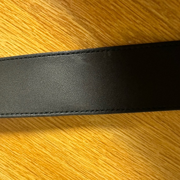 black wide silver gucci belt size 85 - Picture 3 of 5